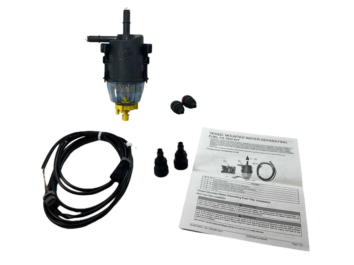 Mercury Racing 98-8M0150504, Marine Fuel Filter Kit, Vessel Mount, , OEM