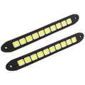 Lights Car Daytime Exterior Flexible LED Lamp Lights Silica Gel+LED 12V