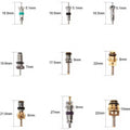 Auto AC Valve Cores 134pcs Green White Black for R134a for R12 Systems