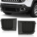 For Renegade Front Lower Bumper Grille Replacement Pair 2015 to 2018 ABS