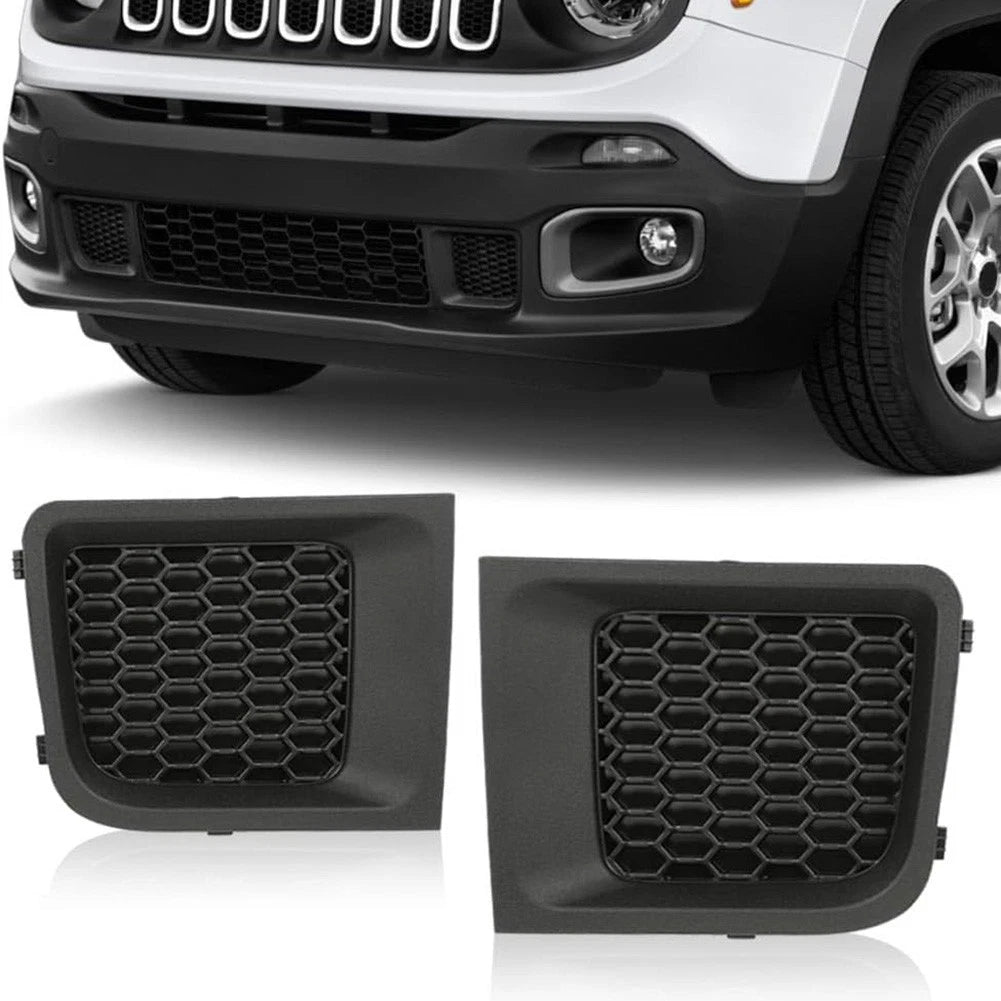 For Renegade Front Lower Bumper Grille Replacement Pair 2015 to 2018 ABS