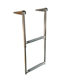 Windline TDL-2X, 2 Step Telescoping Ladder, Over Platform, , Stainless Steel