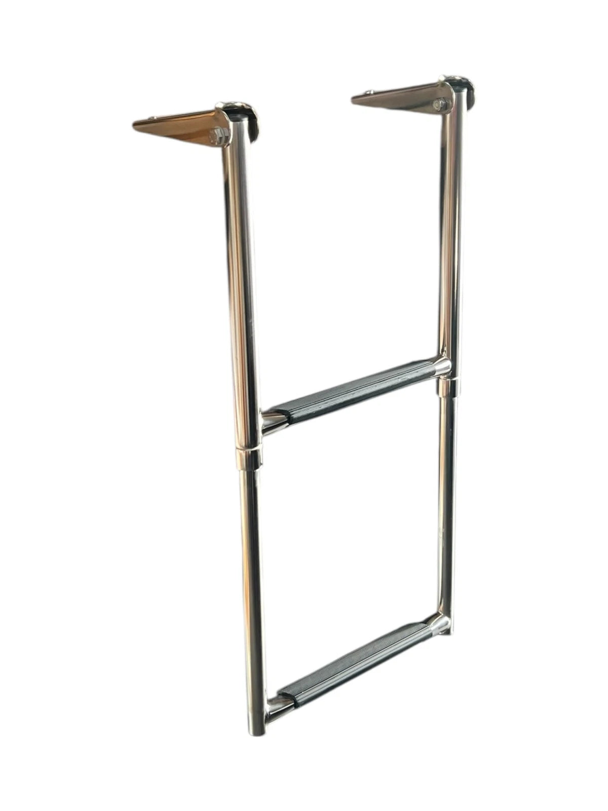 Windline TDL-2X, 2 Step Telescoping Ladder, Over Platform, , Stainless Steel