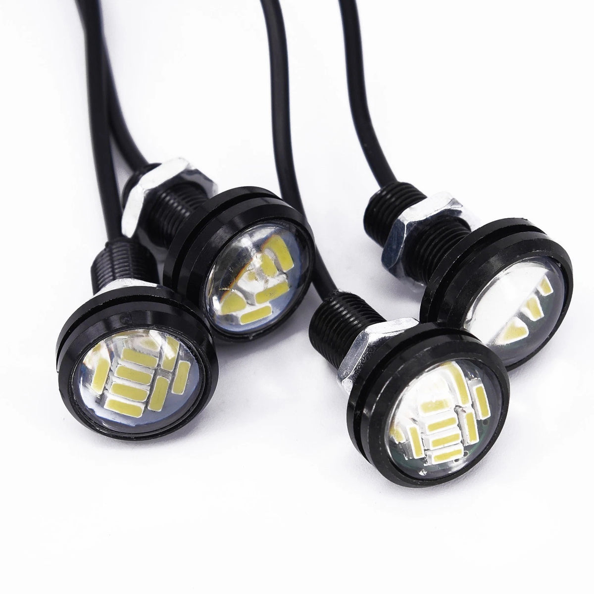 12LED Bright Lamps Blubs Auto ABS Anti-collision 15W Lights 12V