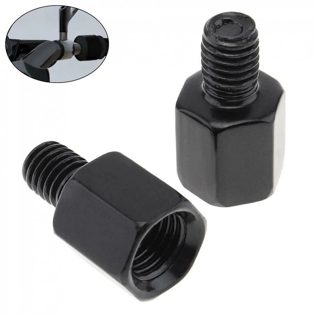 Base Adapter Thread Adapter for 2 Pcs 8mm to 10mm Accessories Black Clockwise