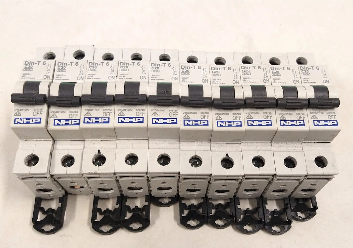 NHP Din-T 6 C20 6000 48V Breaker Switch ( 10 Pack )
