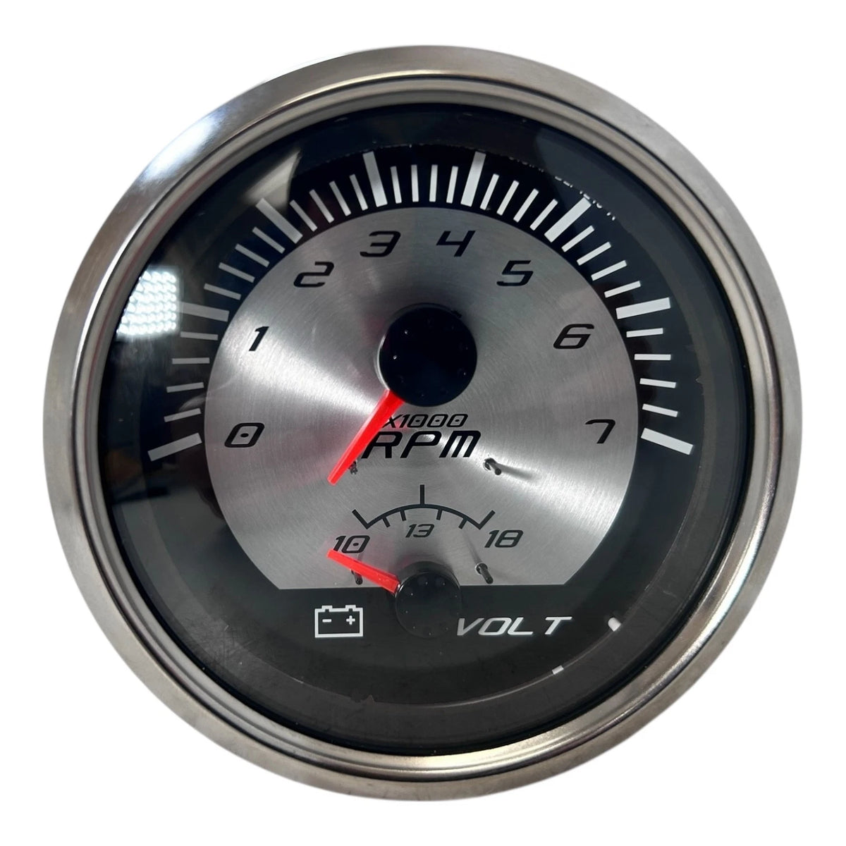 Faria GTC072A, Marine Multi Function Tachometer / Volt Meter Gauge , OEM