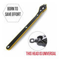 Car Scissor Jack-Ratchet Wrench Garage Tire Wheel Lug Wrench Handle Repair Tool