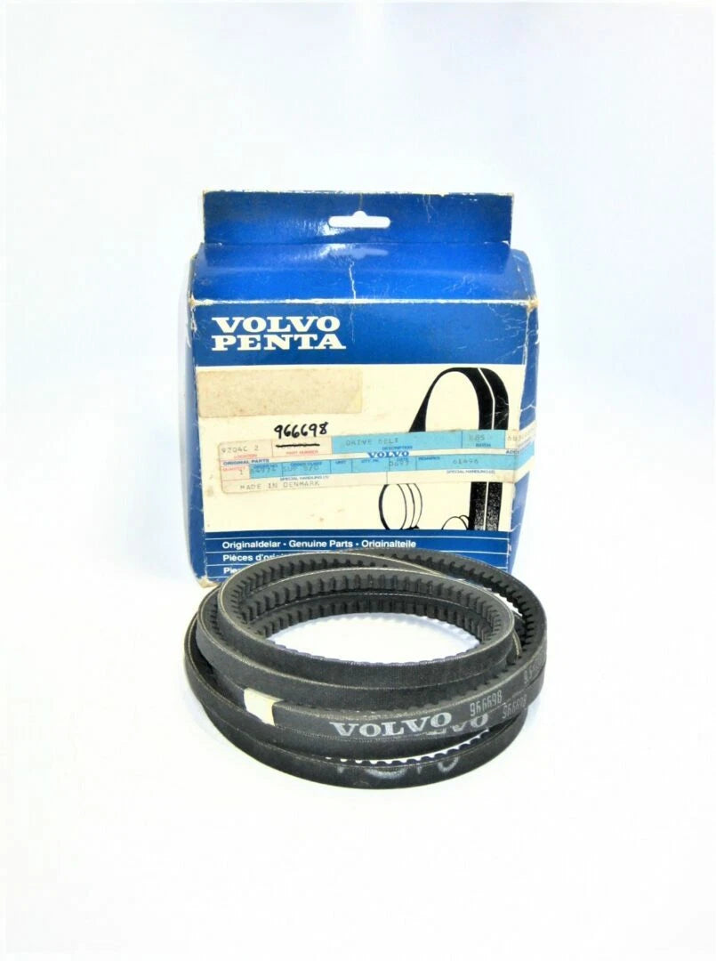 Volvo Penta 966698 Marine Diesel Sterndrive Engine Motor Alternator V-Belt *OEM*