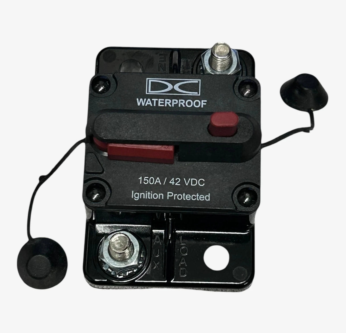 DC Water Proof, Ignition Protected 150A / 42 VDC Circuit Breaker