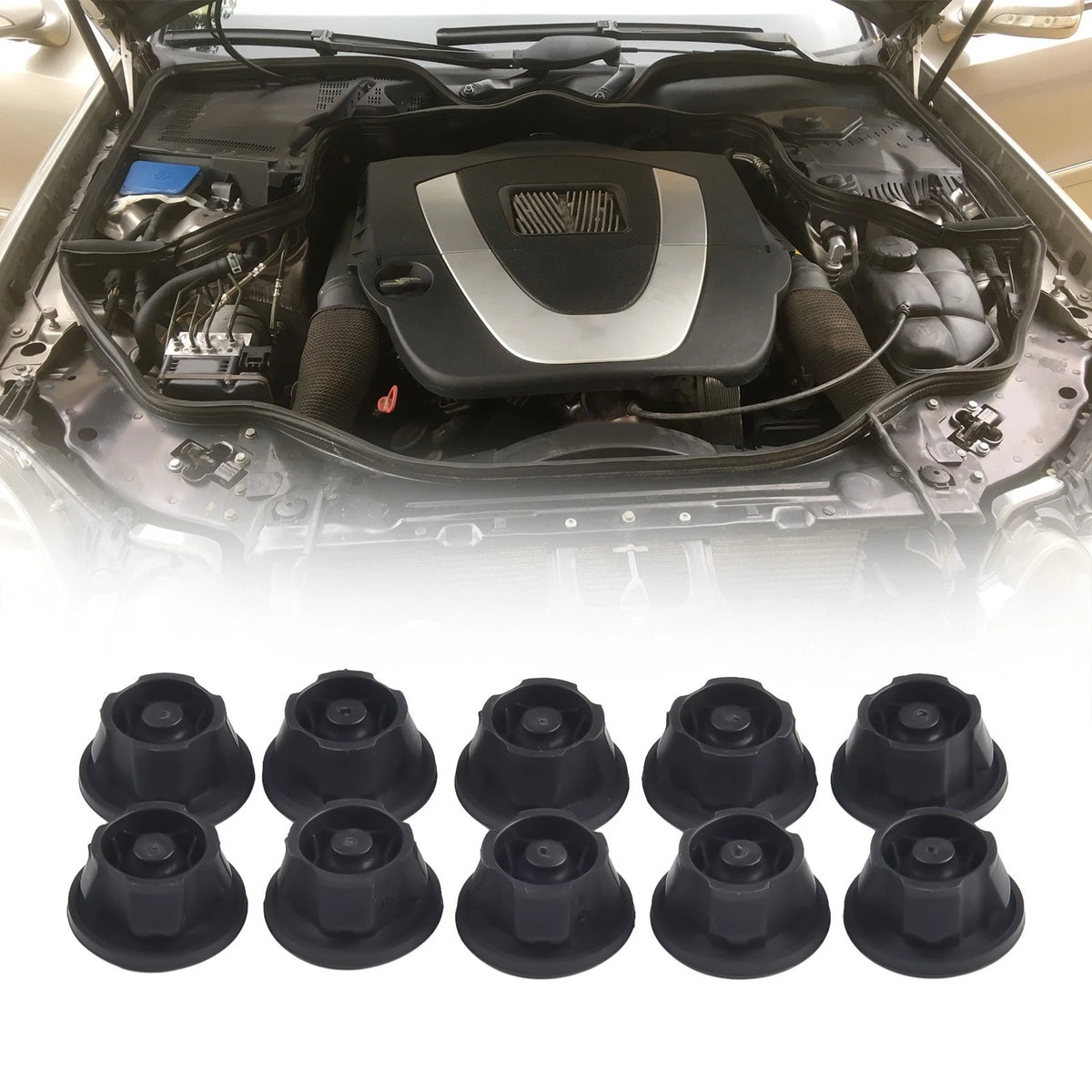 Engine Cover Grommets for MERCEDES Compatible with S CLASS (W221) Saloon (10)