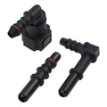 Elbow 7.89mm ID6 Car Fuel Line-Hose Pipe- Coupler Quick Release Connector SET