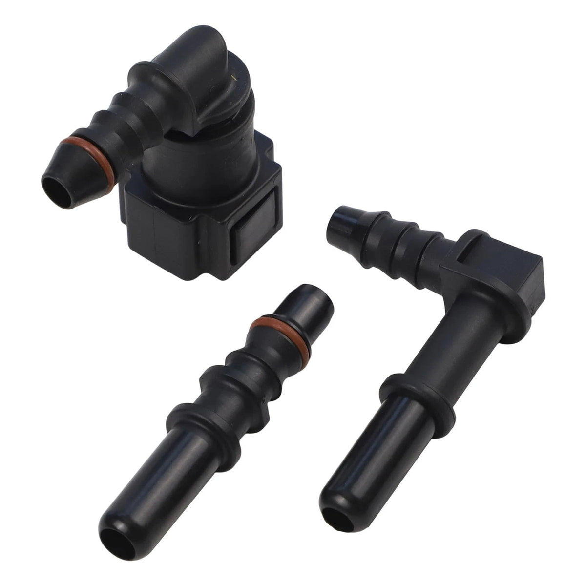 Elbow 7.89mm ID6 Car Fuel Line-Hose Pipe- Coupler Quick Release Connector SET