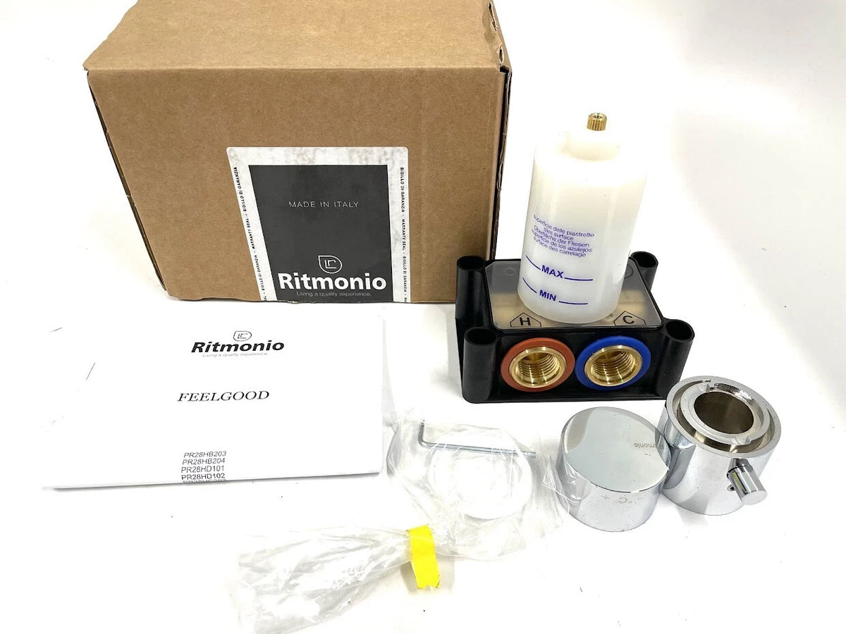 Pois Ritmonio PR28HB203CRL Contemporary Built-in Thermostatic Mixer Chrome