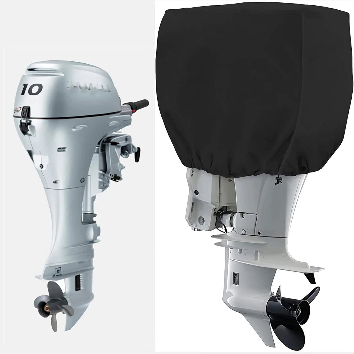Outboard Motor Cover for Motor 15-30 HP Waterproof Heavy-Duty Boat Engine Cover