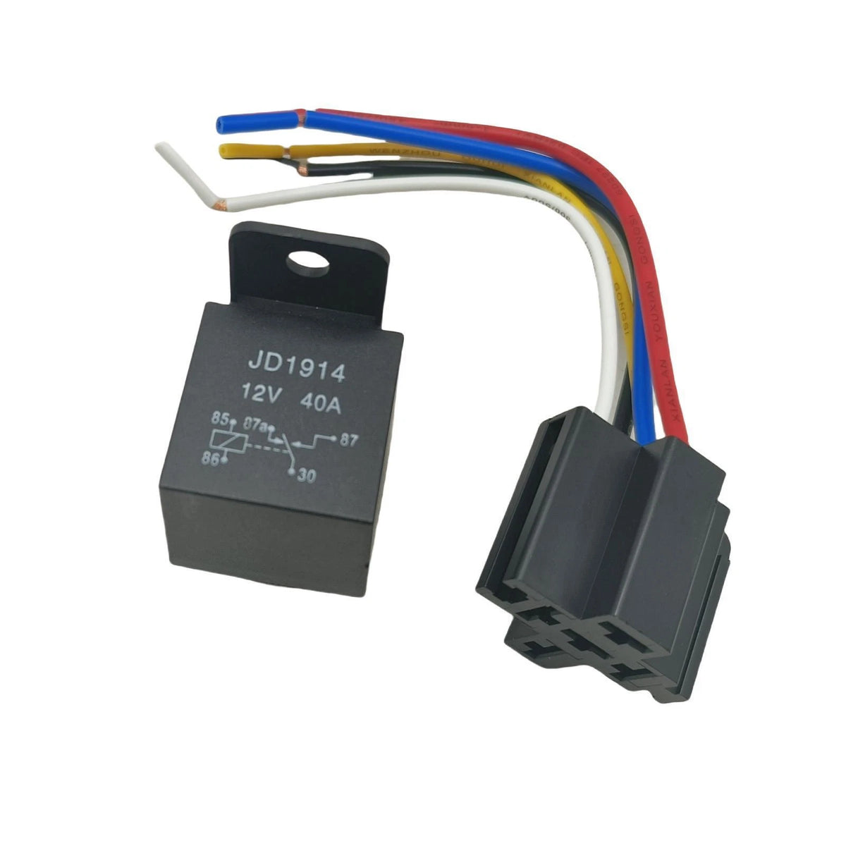 Volvo Penta 876039-9 876040-7 12 Volt 40 Amp Trim Tilt Motor Relay with Connector