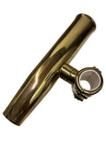 Tigress Gold SS Adjustable Rod Holder for 1 3/8 in OD Pipe Horizontal Mount