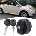 Efficient ABS Fuel Tank Cap for Beetle for Polo for Caddy for 2 Keys Provided