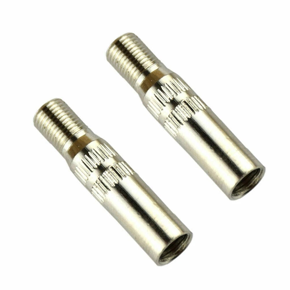 For 2 Pc Valve Cap Stem Extensions Chrome-plated Finishwaterpro of Screw-on Type