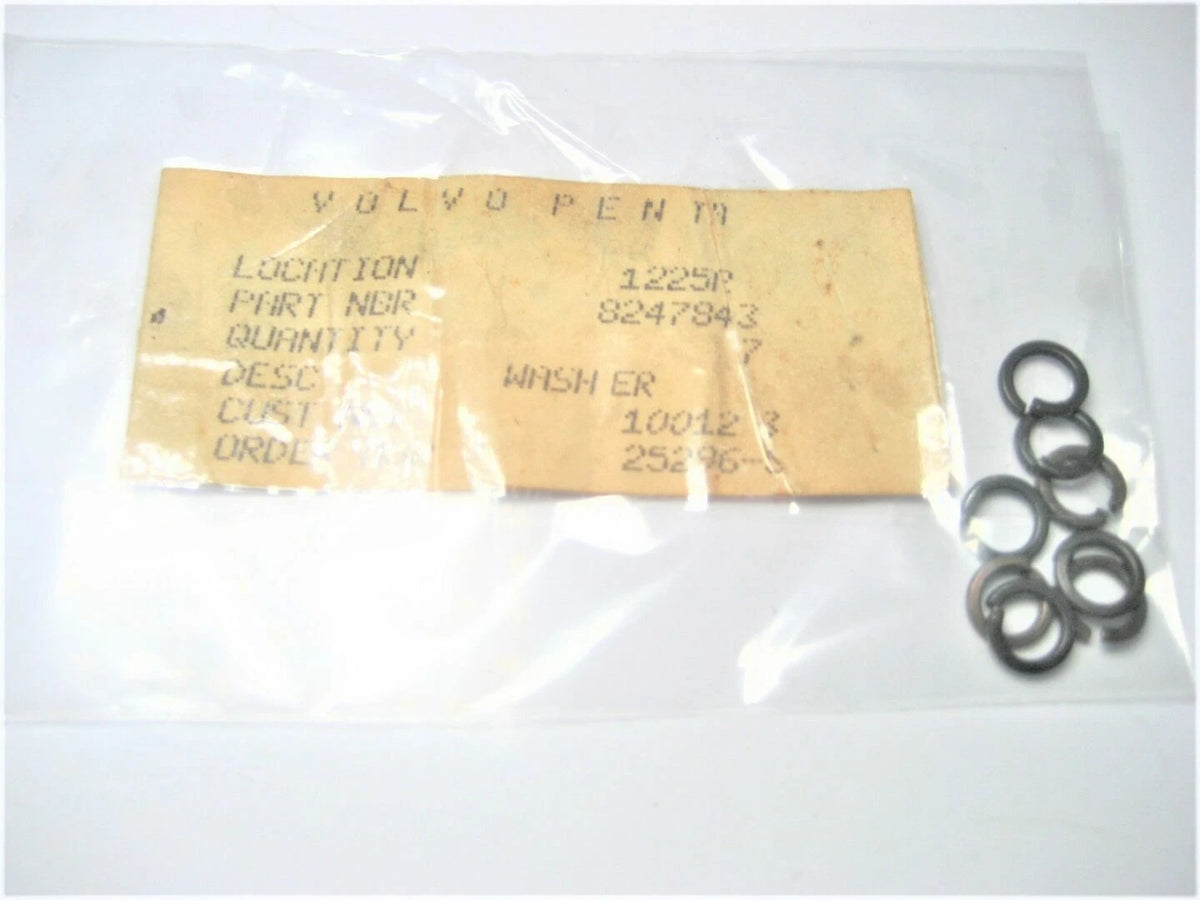 Volvo Penta 824784 *QTY 8* Marine Engine Motor OEM Carburetor Spring Washer