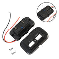 12/24V PD+QC3.0 Dual-USB-Port Car RV Fast Charger Socket Outlet Waterproof