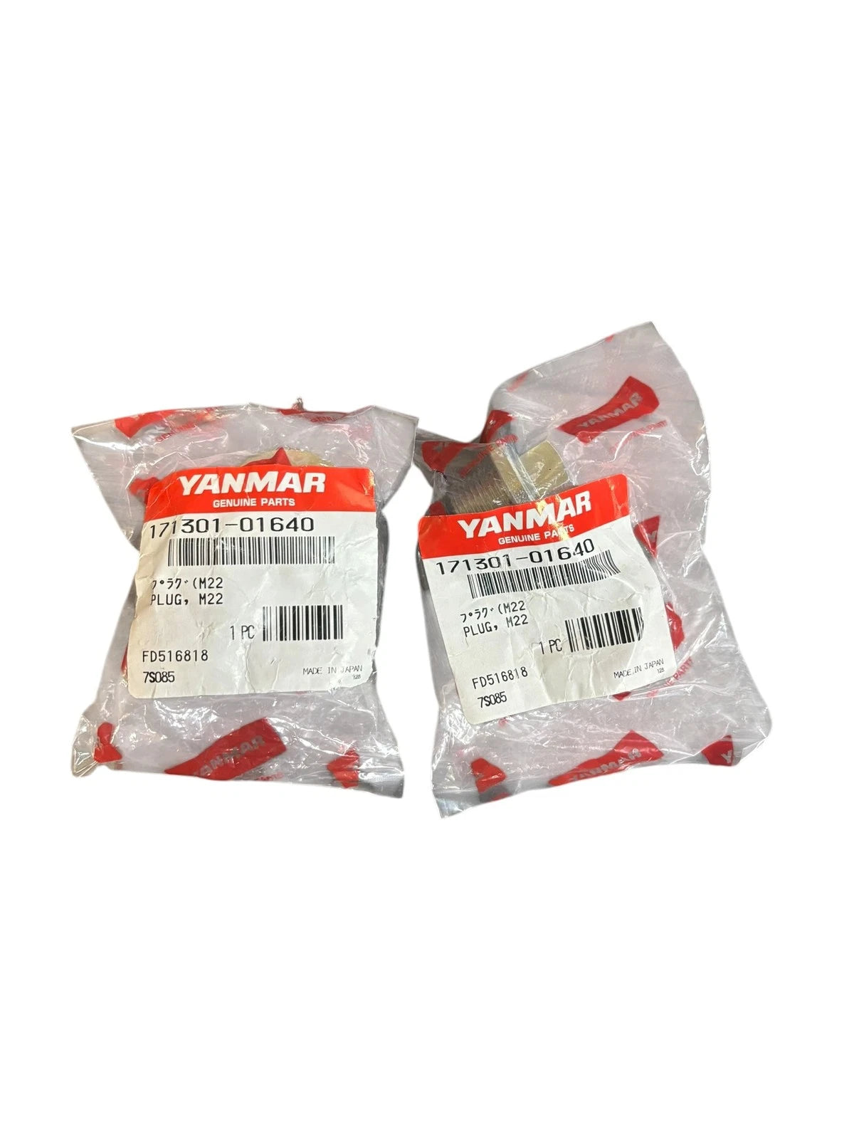 Yanmar 171301-01640, M22 Plug 2-Pack