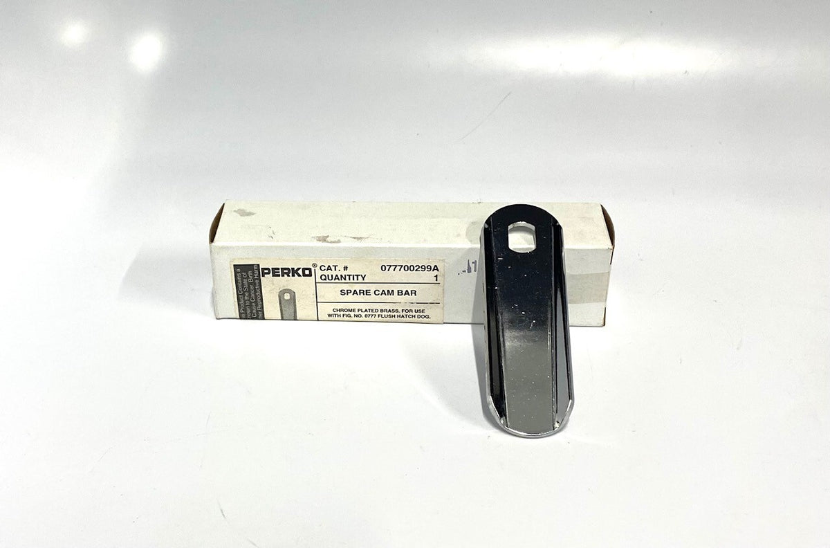 Perko 077700299A , Spare Cam Bar for 0777 Flush Hatch Dog , Chrome Plated Brass