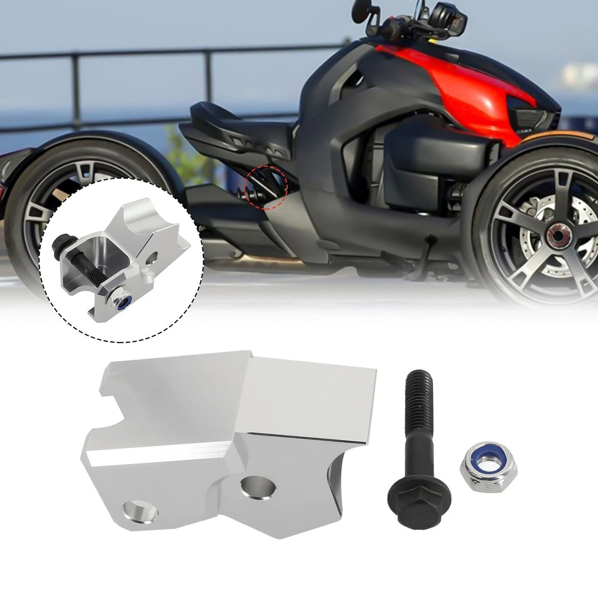 Off-road Enhancement 3 Inch Shock Lift Anodized Treatment Direct Installation