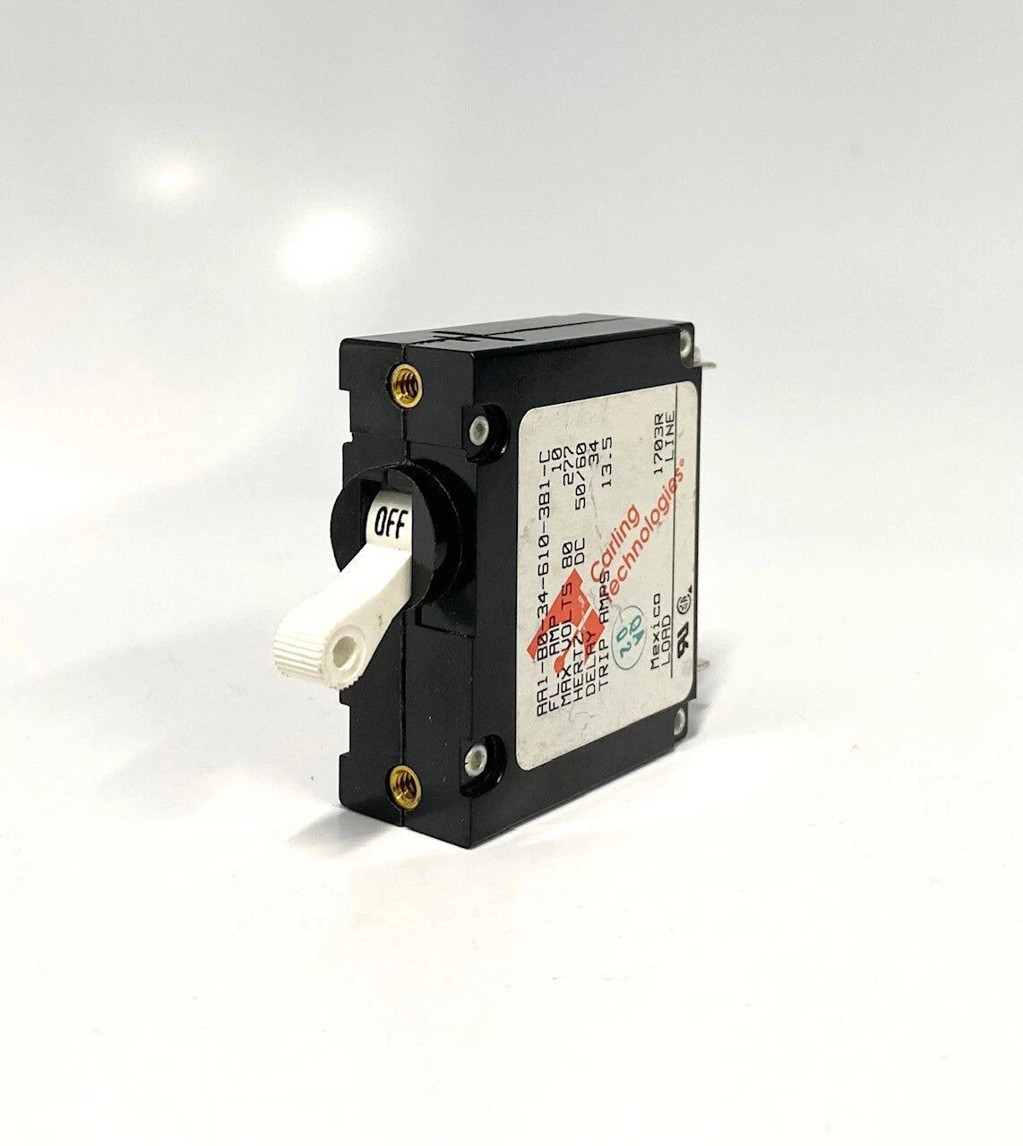 Carling AA1-B0-34-610- 3B1-C , Circuit Breaker 10A