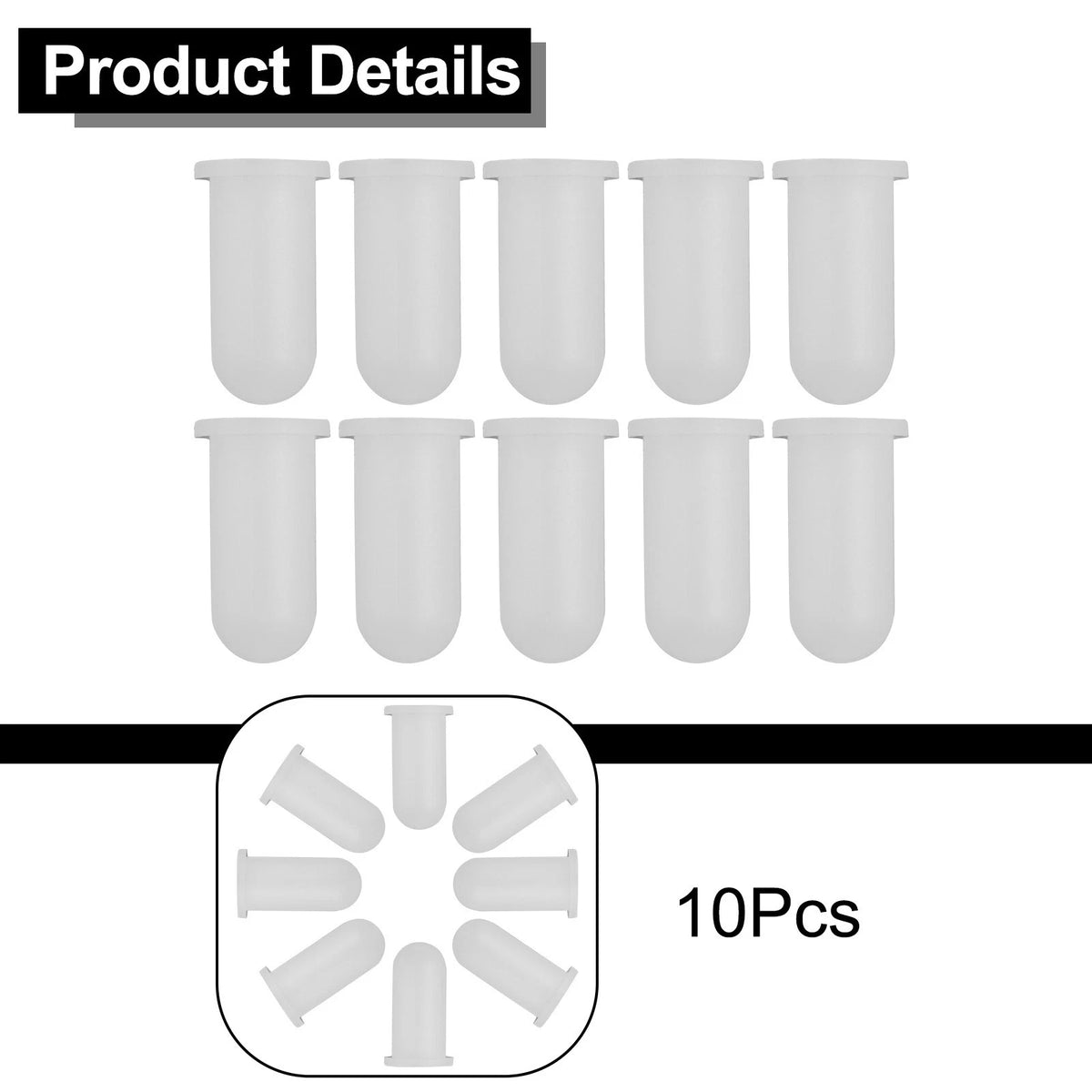 Professional Grade Trunk Emblem Grommets for BMW E38 E39 E46 E65 10 Pieces