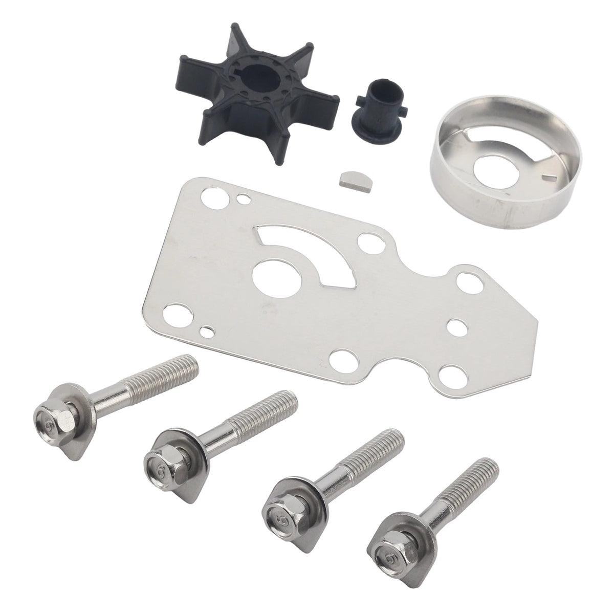 Water Pump Repair Kit Fit Yamaha Outboard 63V-W0078-00 63V-W0078-01