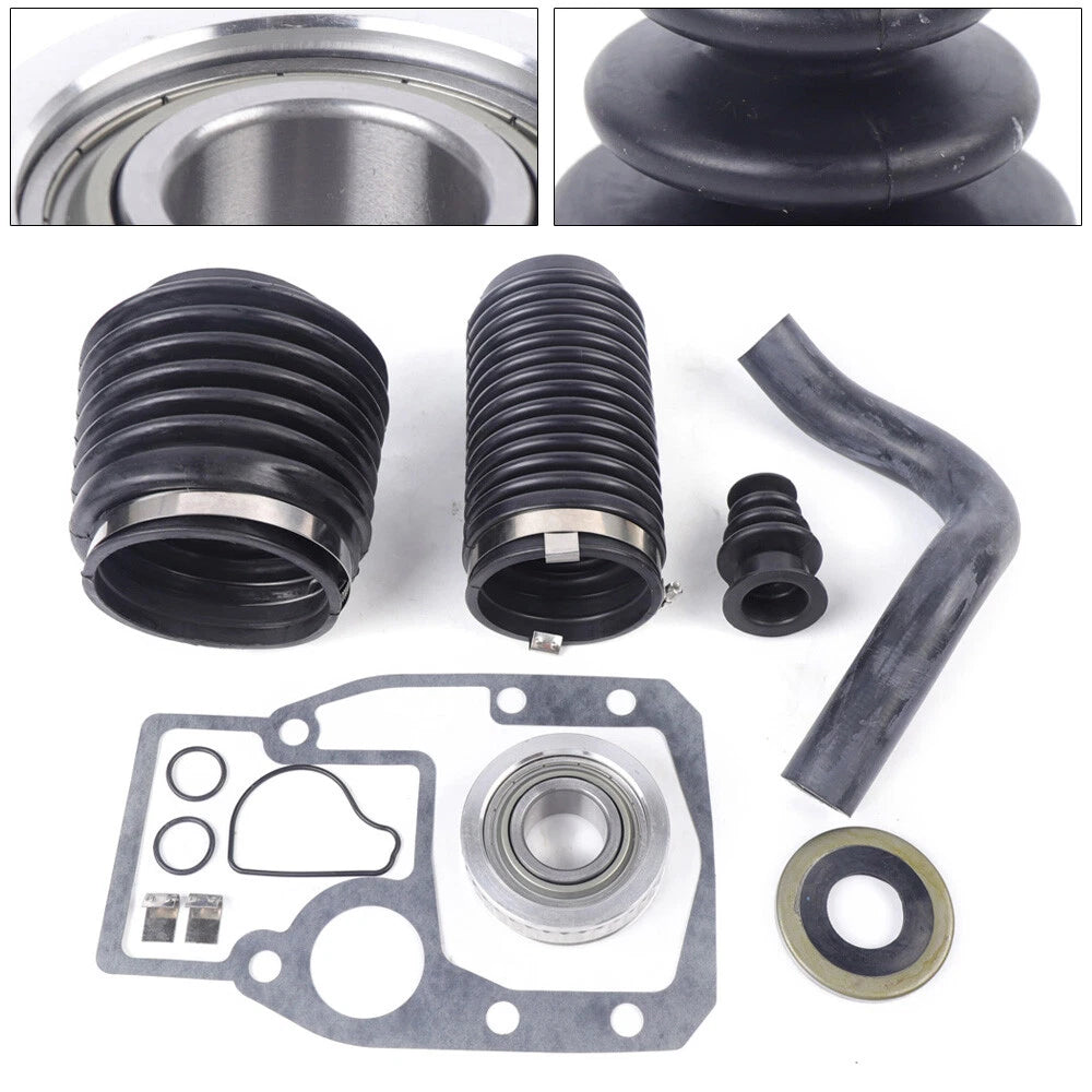 For Volvo Penta SX/OMC Cobra U-Joint Exhaust Gimbal Bearing Bellows Transom Kit