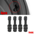 4 Pcs Car Tire Valve TR48E Bolt-in Car Tubeless Wheel Tire Valve Stem Dust Cap