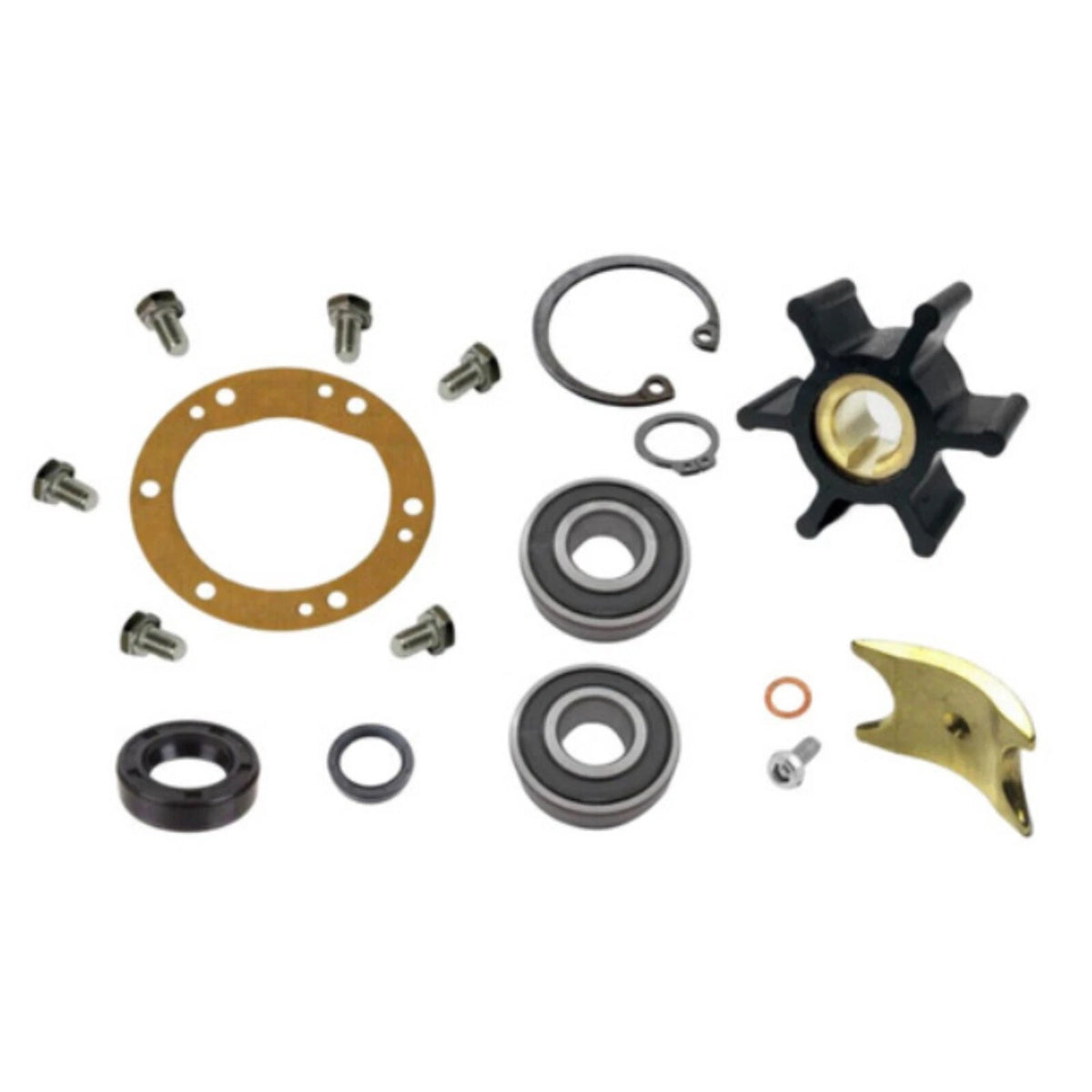 Water Pump Repair Kit for Yanmar 121575-42000 721575-42700 with 70mm OD Gasket
