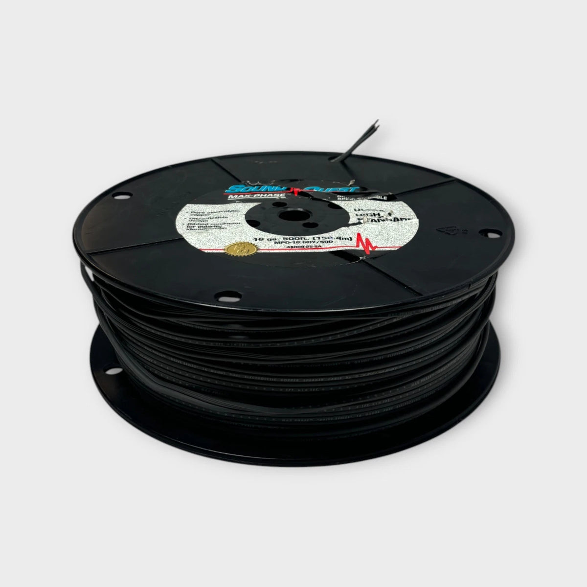 Sound Quest Drive Series Speaker Cable, 49008-25-5A/B, 16ga, 500ft Spool