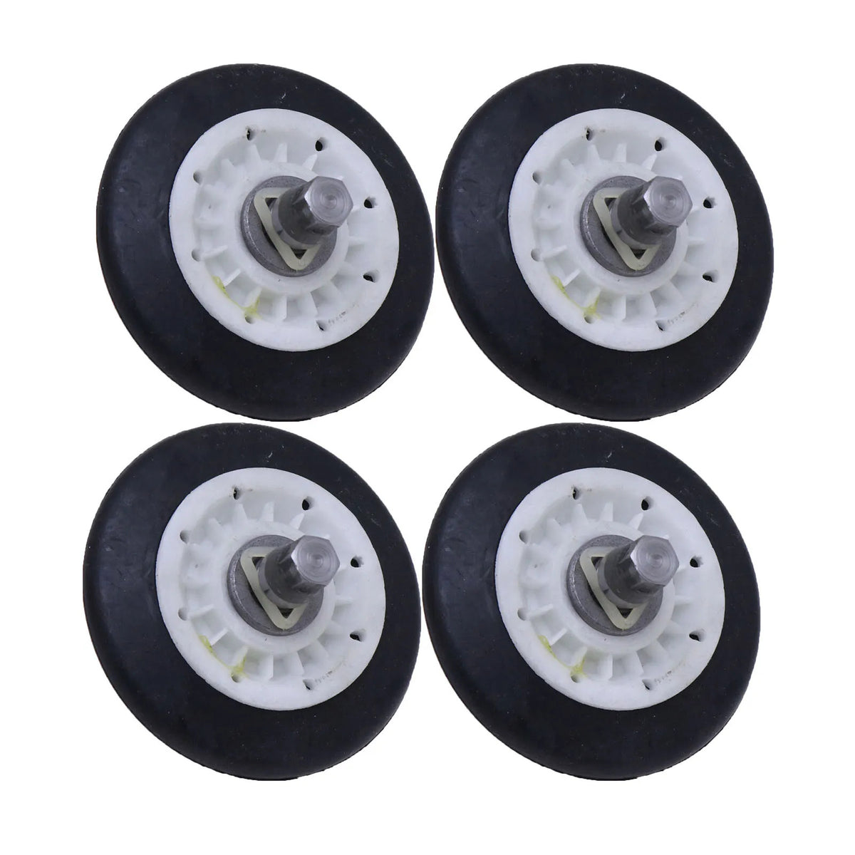 (4-Pack) Dryer Drum Roller Assembly 4581EL3001A 4581EL2002C for LG Dryers