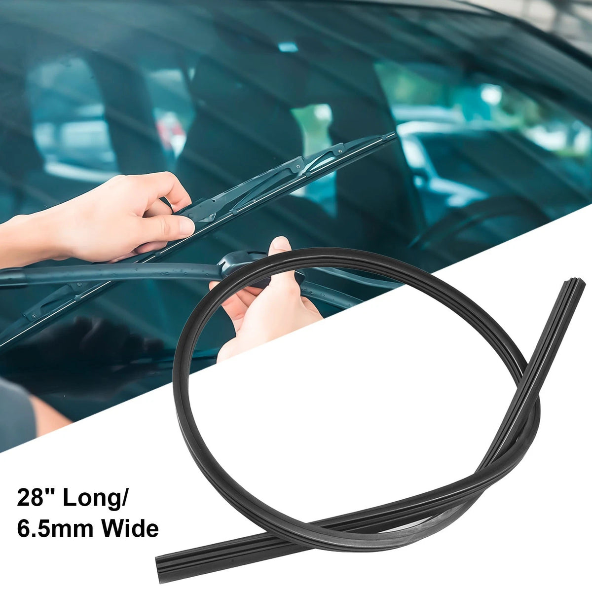 Replacement Wiper Blade Refill 70cm for Cars and Trucks Clear View Restoration