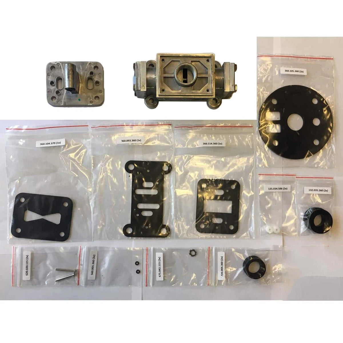 Air End Repair Kit 476-227-000 for Sandpiper Diaphragm Pump S15/S20/S30 1 1/2"