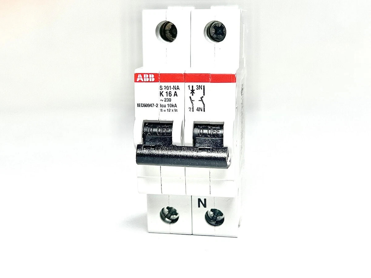ABB, IEC 60947-2, S 201-NA, Circuit Breaker, K 16A, OEM
