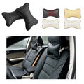 Neck Pillow Set for Car 2PCS Ergonomic Headrest Support Soft Artificial Leather