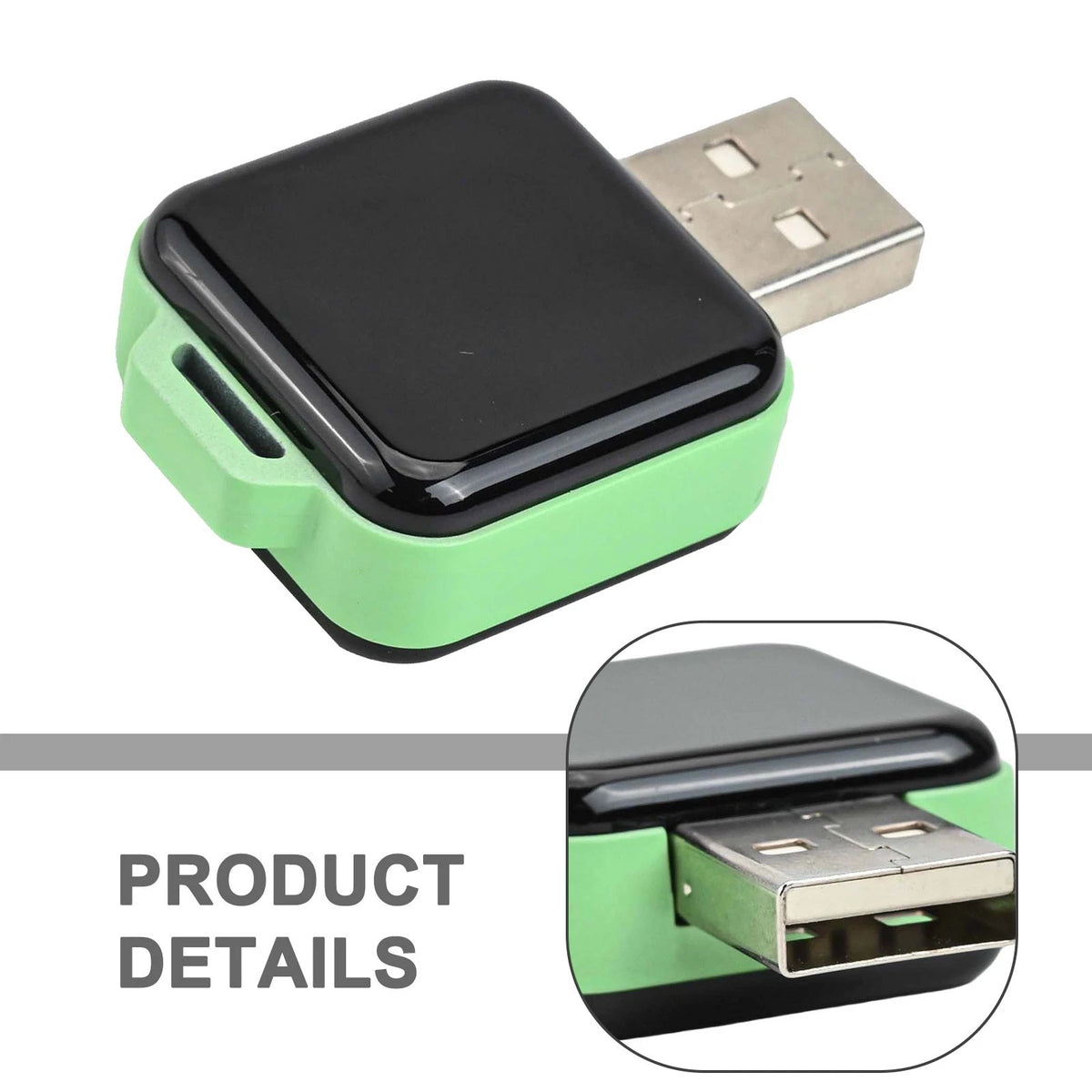 For 2 in 1 Wireless Adapter for Carplay and for Android Auto Compact Design