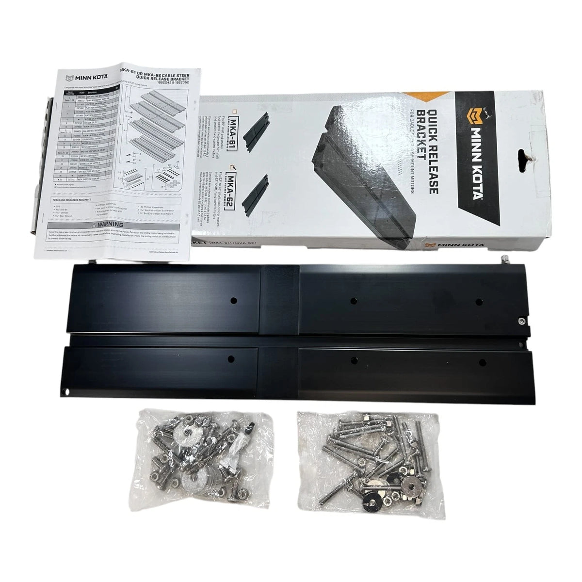 Minn Kota MKA-62 Quick Release Bracket for Cable Steering Bow Mount, OEM