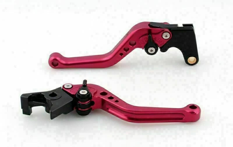 Short Brake Clutch Levers for Kawasaki Ninja 250R (2008–2012) T9 Red
