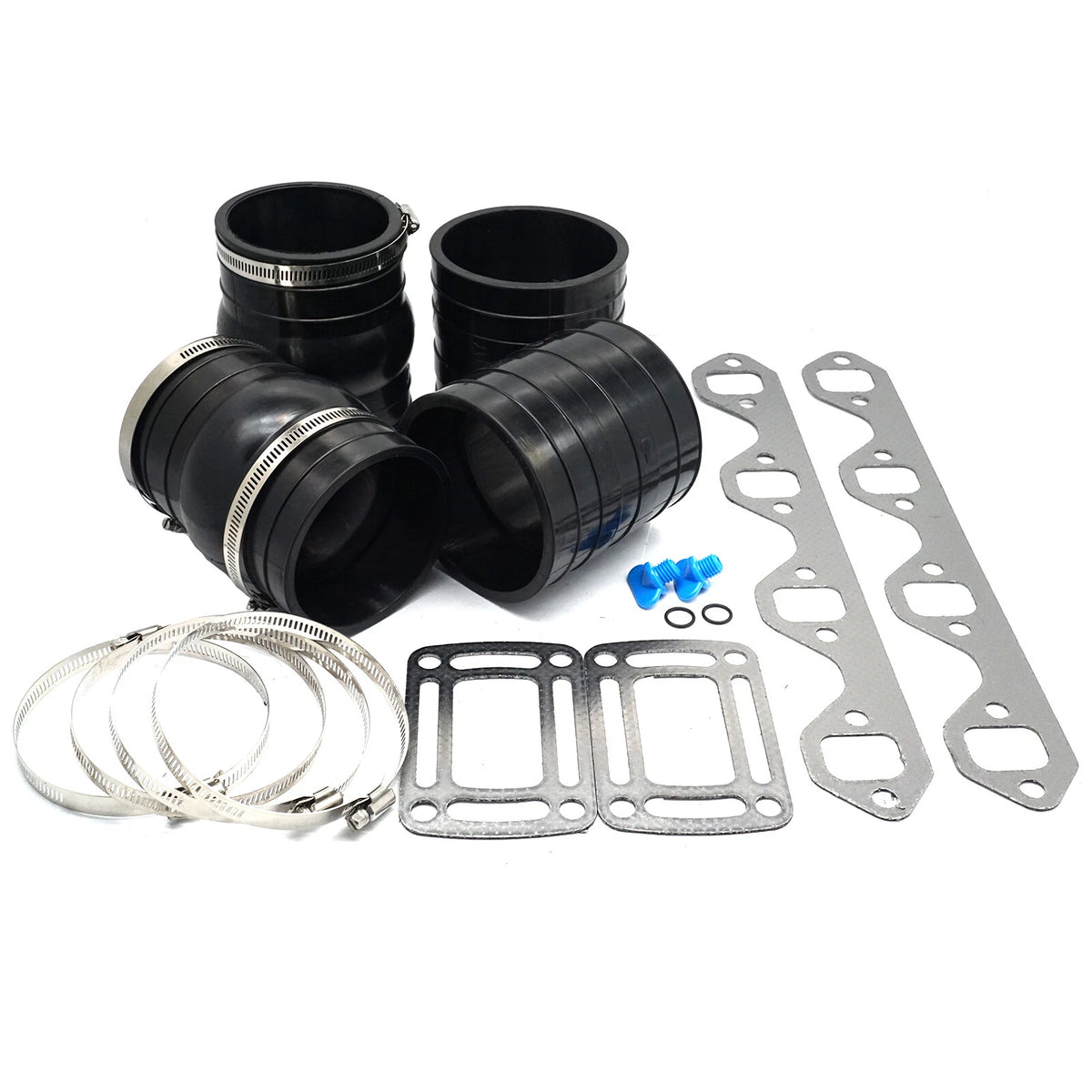 OMC Exhaust Manifold Bellow with Gasket Fits V8 S.B. FORD 302/351 CID (1991 & UP)