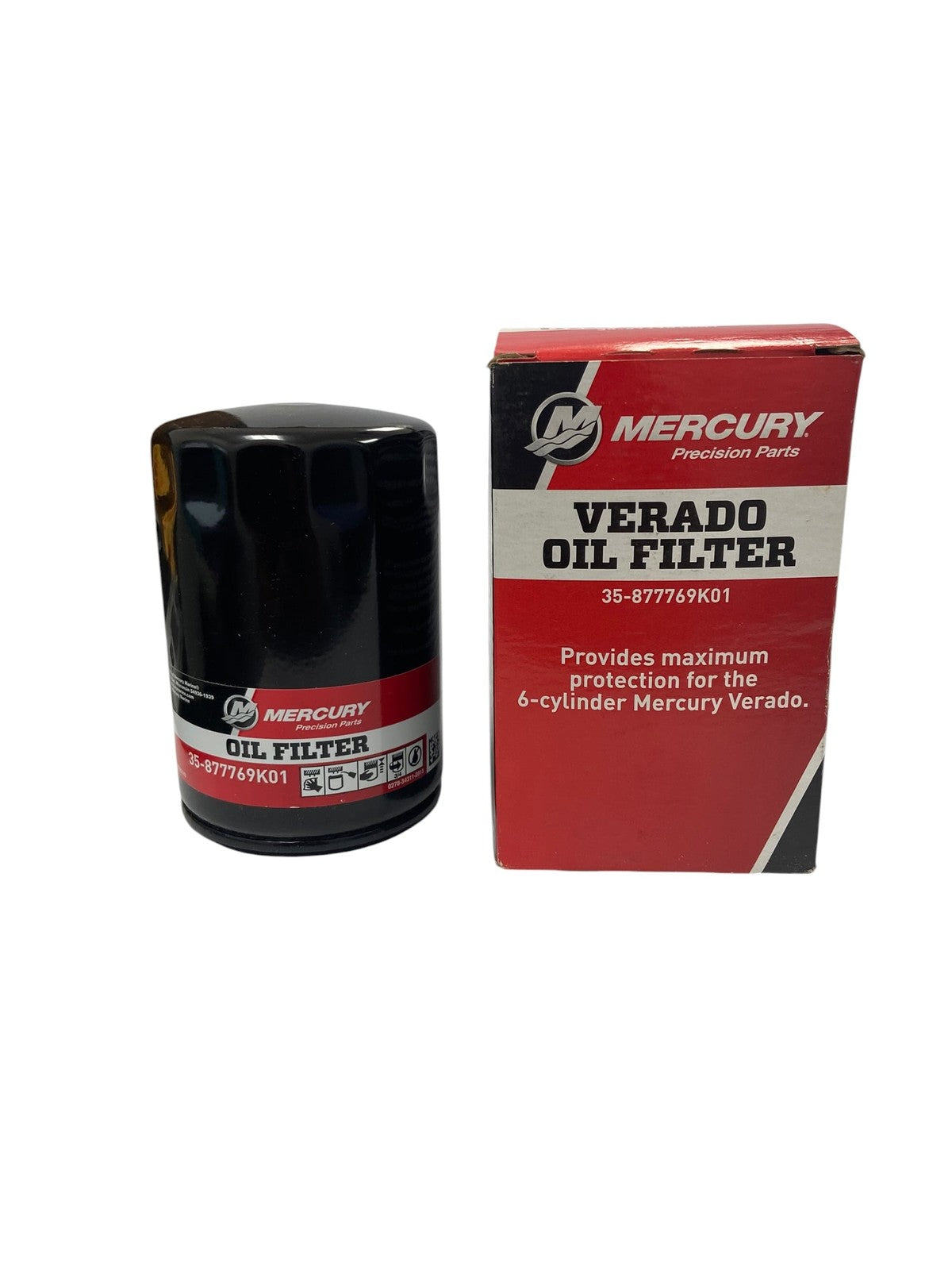 Mercury 35-877769K01, Verado Oil Filter for 200-235 HP Verado Outboard - OEM