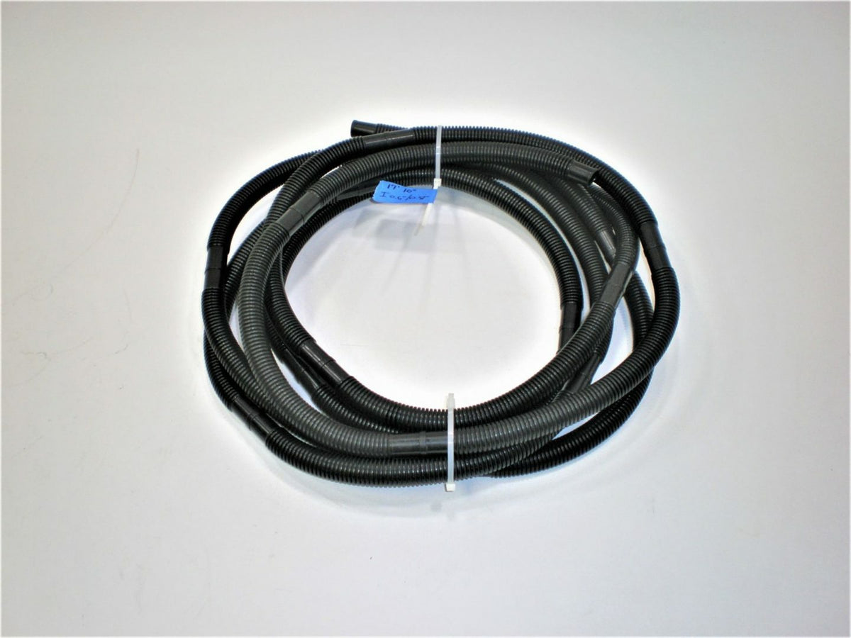 17' 10" L X 0.60 ID Corrugated Conduit Flex Tubing for Electrical Wiring Harness