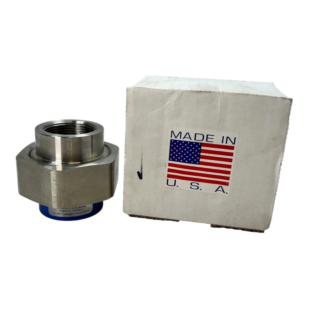Hart Industries D-3131-6, 316 SS Union Nut with Dielectric Coating 1 1/4 IN FNPT