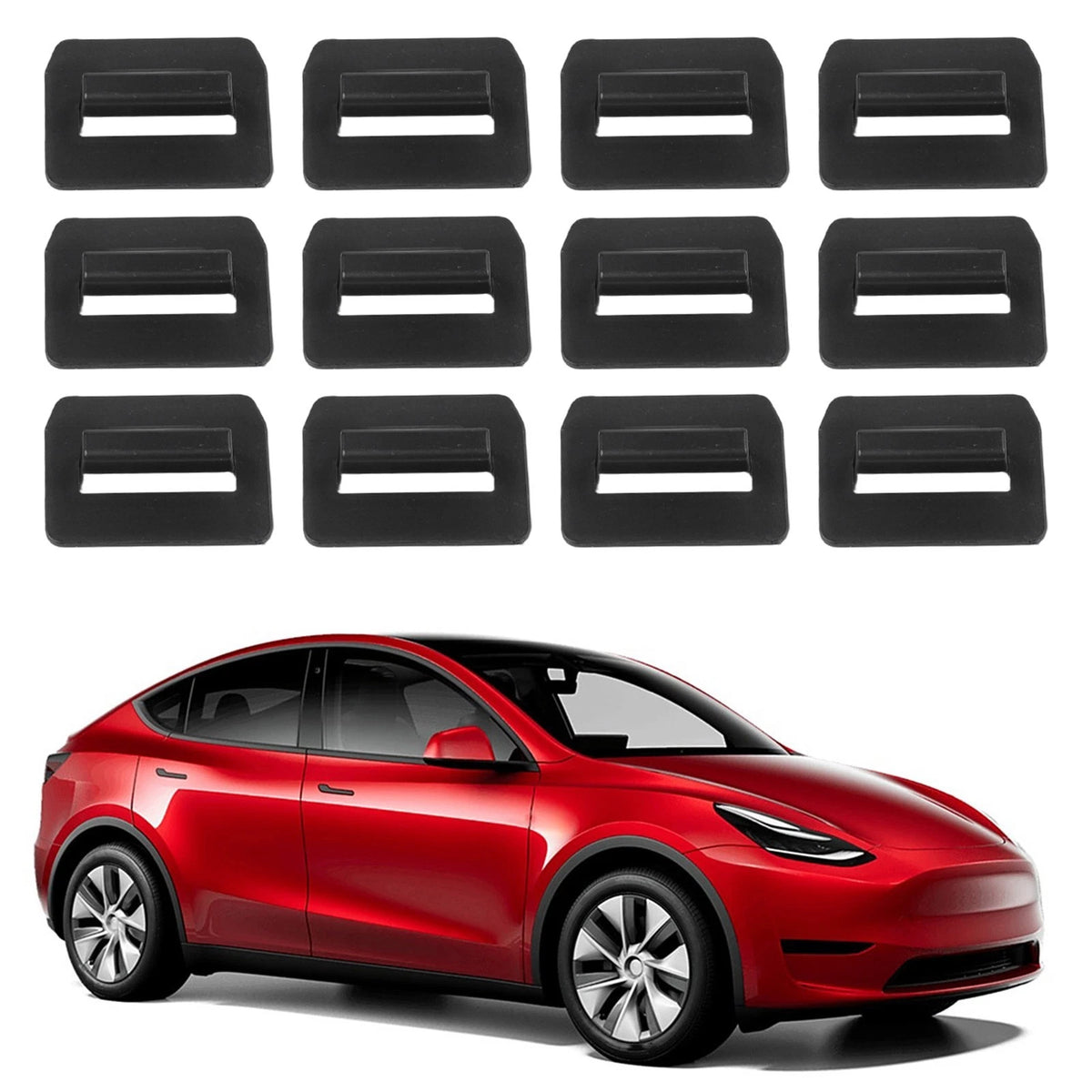 Buckles Roof Sunshade Clips Skylight Split Shade Sun Block Clips 12pcs