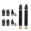 Alloy Car Wash Nozzle for 2 Pack Nipple Connector for Garden Hose High Flow