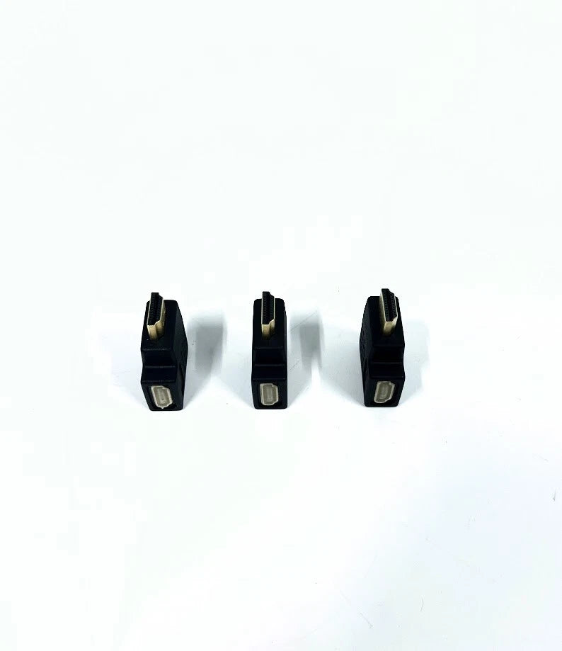 C2G 43290, Right Side Angle HDMI Adapter, 3 Pack